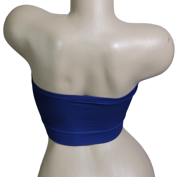 Intimately Free People Bandeau in Blue Tube Top - M/L - Picture 2 of 5